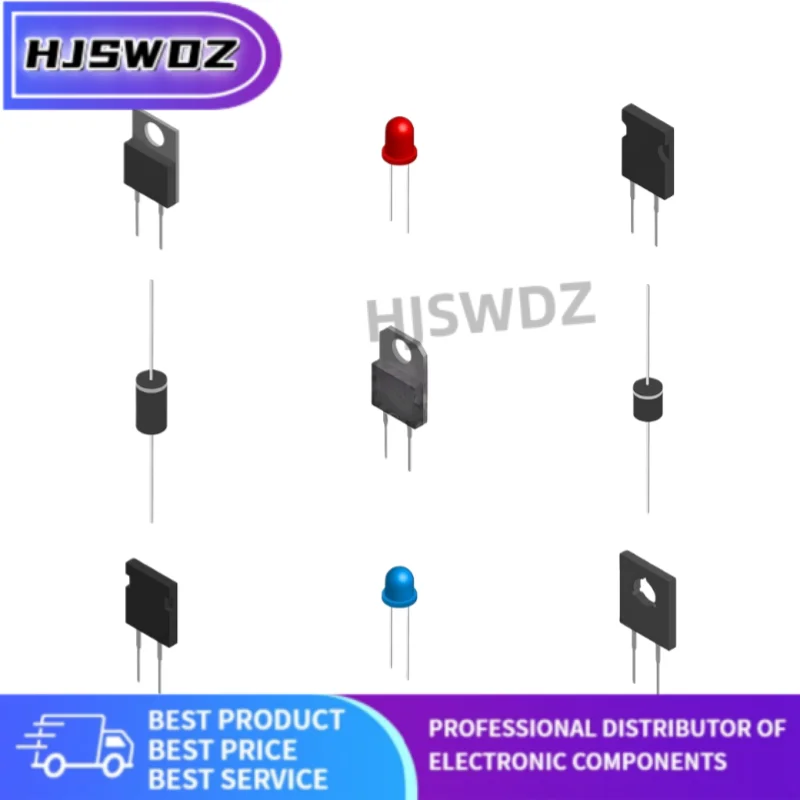 10pcs Enhanced Power MOSFET Pack - TO-220F Package