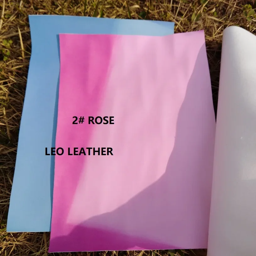 1 PCS A4 SIZE (21x29cm) Light Reactive Fabric Leather PU Leather UV Leather color change for DIY Sewing H28 leather fabric