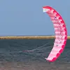 Stunt Kite 1.4m Double Lines High-Flying Large Parachute Kite Portable Big Kites For Adults Giant Park Children Beach Fun 5