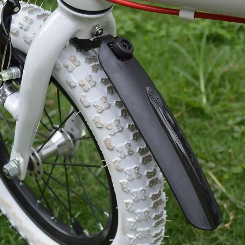 1 Set Folding Bike Mudguard 12 14 16 20 Inch Mountain Bike Fender Front And Rear Mud Guard Widen Lengthen Folding Bicycle Parts Bicycle Fender