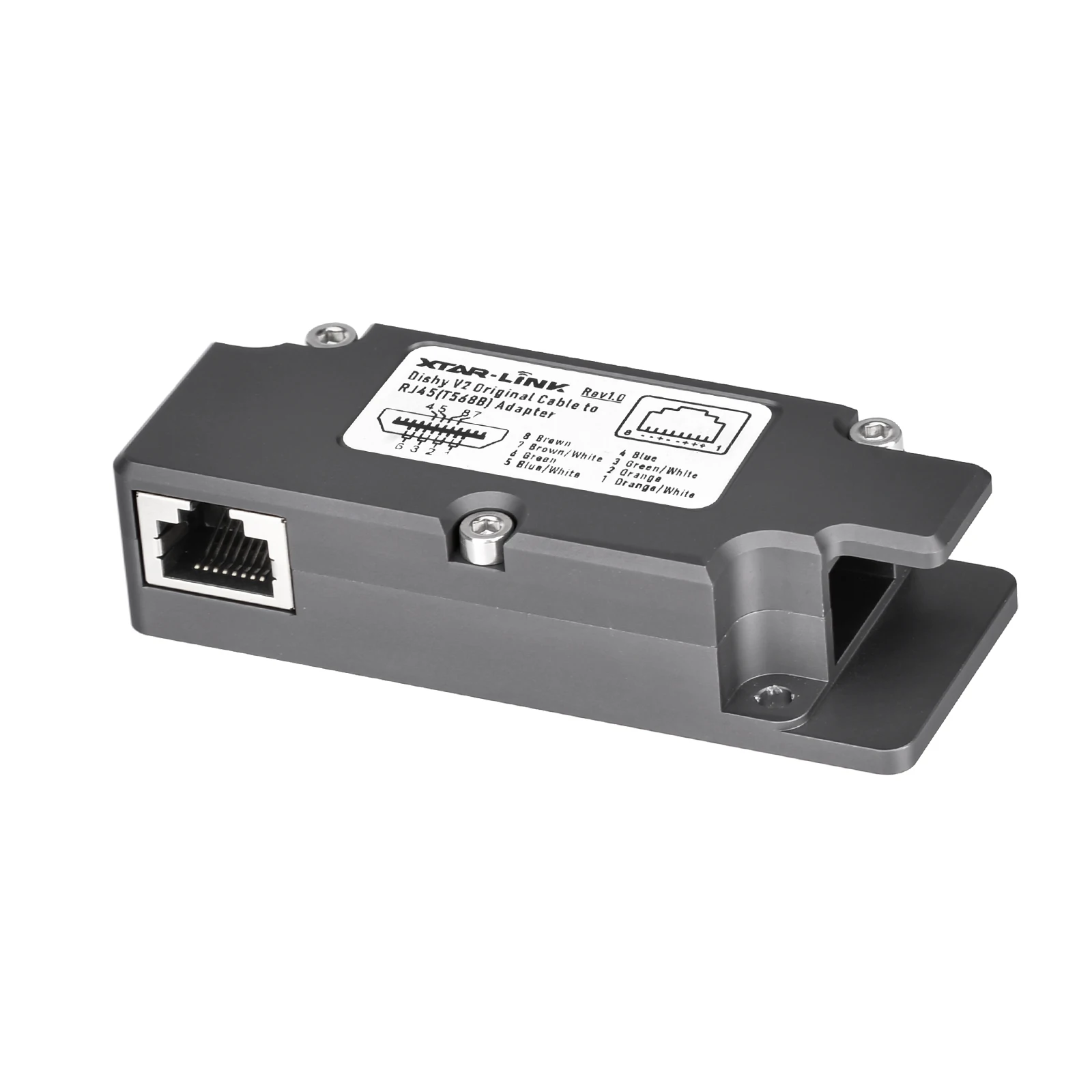 Satellite Dish Cable Adapter with 20cm Network Cable for V2