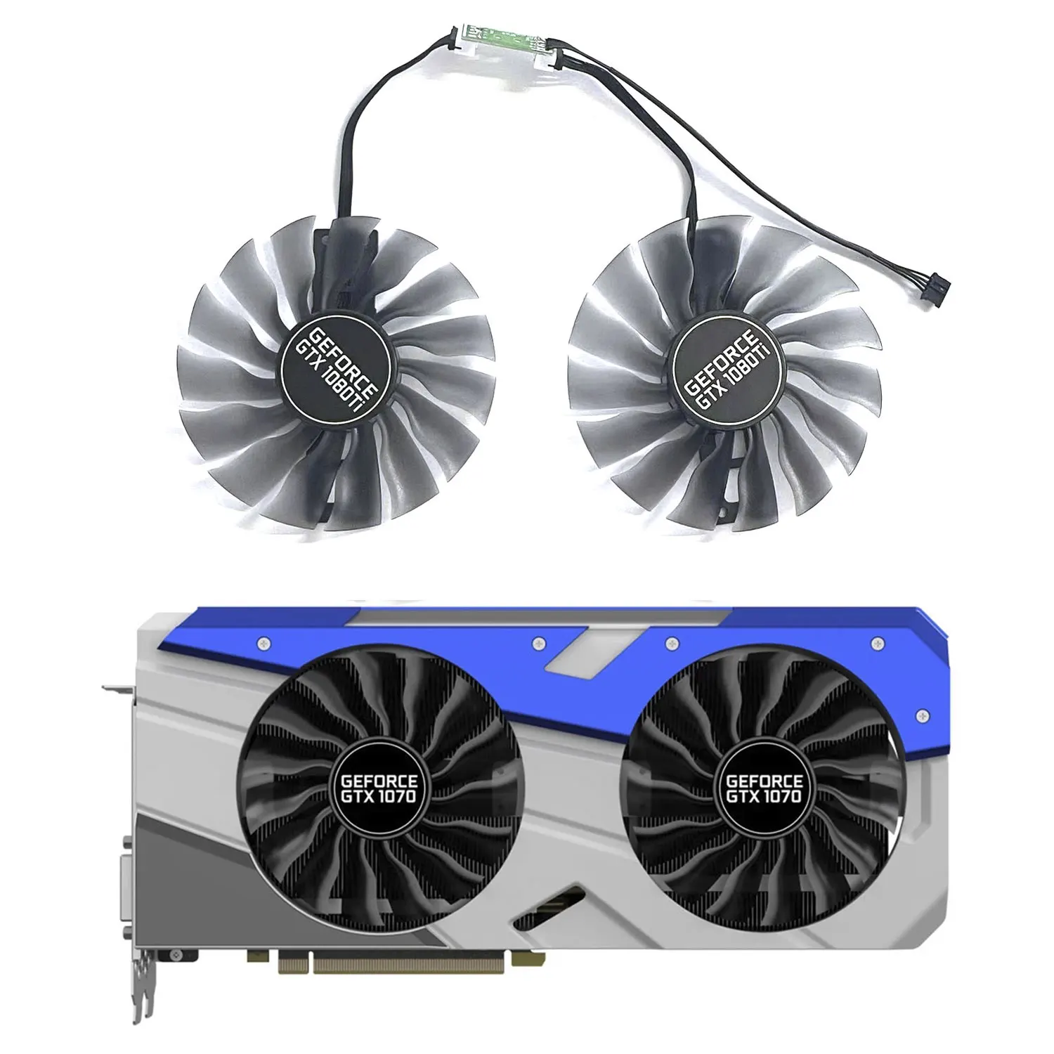 Nuova Ventola Gpu 95Mm 4Pin Muslimex/Muslimex Gtx 1080 Ti 1070Ti Per Ventola Di Raffreddamento Della Scheda Grafica Palit Gtx 1080 1070