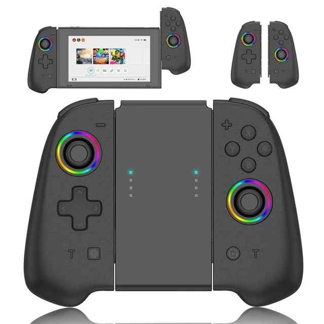 

For Switch Joy-pad Controller NS Wireless Gamepad With Wake Up With Colorful Lights Game Handle For Nintendo Switch Accessories