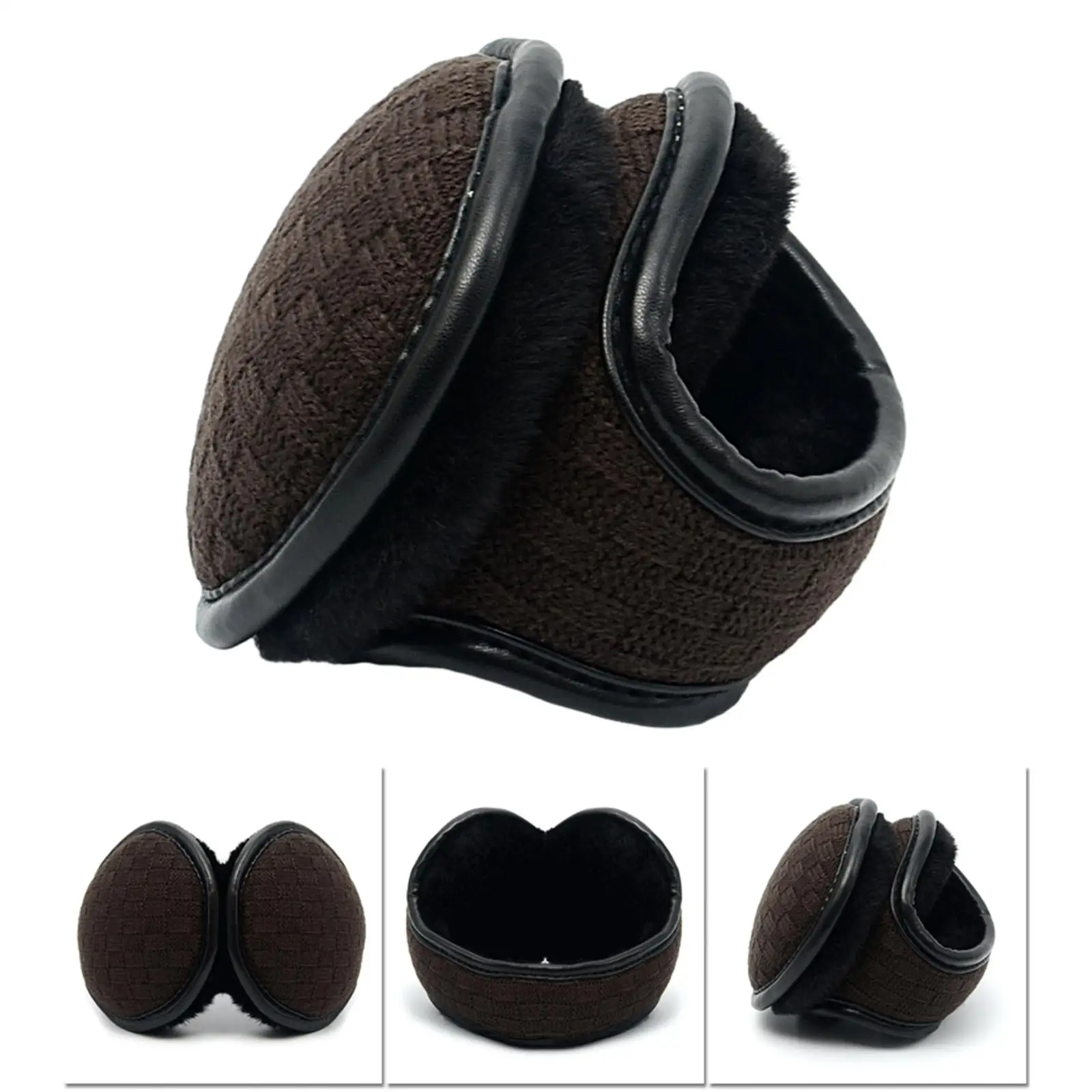 Earmuffs Casual Warm Winter Accessory Comfortable Folded Ear Warmers Ear Covers for Traveling Outdoor Skiing Skating Biking