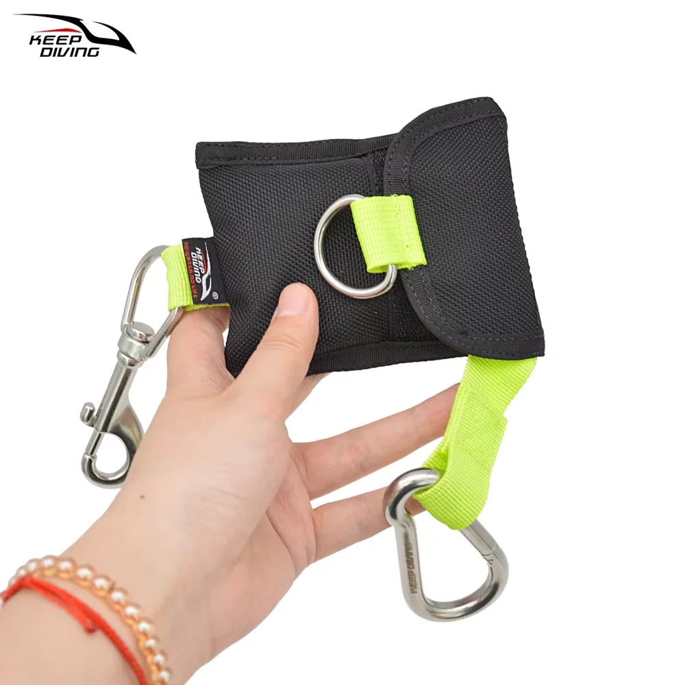 1Pcs Free Diving Safety RopeScuba Lanyard 8.5Ft Anti-Lost Connect Strap Underwater Diving Accessories With Quick-Release Buckle