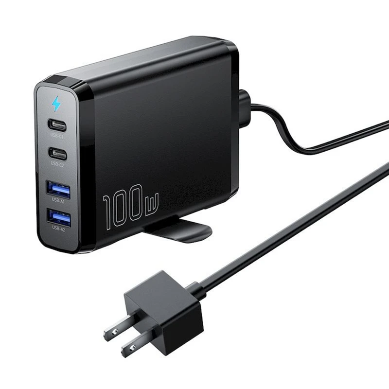 

Настольное зарядное устройство ESSAGER, 100 Вт, USB Type-C, с несколькими портами
