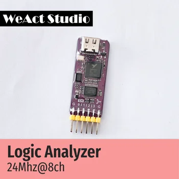 WeAct USB Logic Analyzer DLA Mini 24Mhz 8ch Channels Hardware Debug Tool 5V MCU ARM FPGA Debugger 1