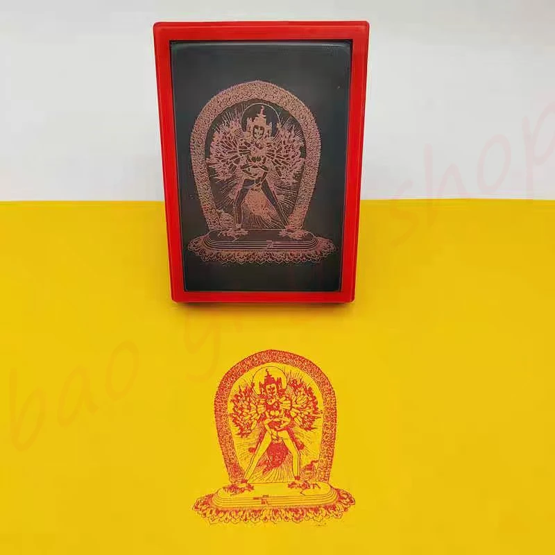 

Diamond Buddha statue seal, wheel, exquisite, traditional, folk, auspicious, customizable
