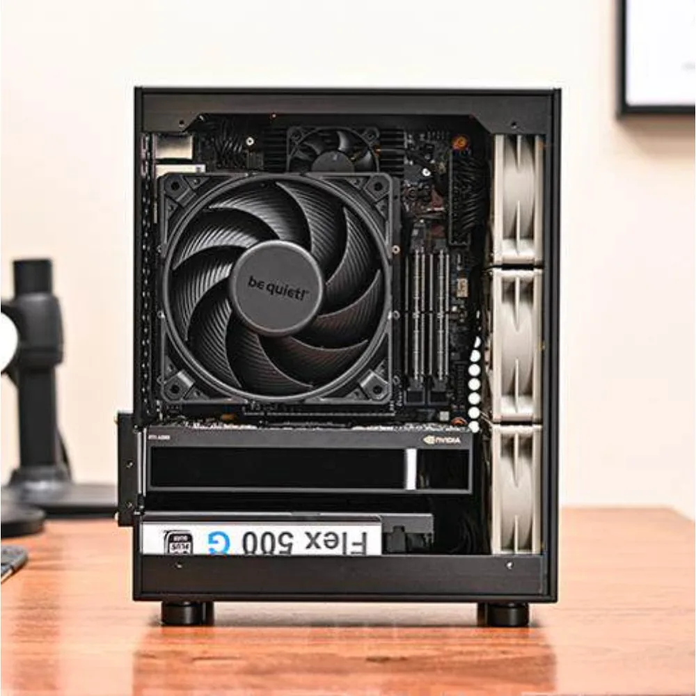 올 알루미늄 소형 컴퓨터 섀시 V9 캡틴 - 더블 슬롯 하프 높이 PCI 지원 미니 케이스