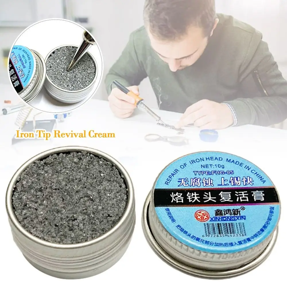 

10g Refresher Tip Tinner Non-stick Tin Lead Free Soldering Tip Revival Cream Soldering Iron Head Refresher Paste