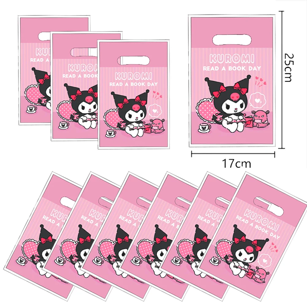 thumbnail image 1 of Bolsa de regalo de plástico con forma de mascota japonesa, 10, 20 o 30 unidades, para galletas y dulces, temática Kawaii, suministros para cumpleaños de niños, regalo para el hogar y decoración, 1 of 5
