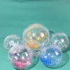 40/60cm Inflatable Glitter Beach Ball Summer Water Ball Sequin Beach Balls for Summer Swimming Pool Party Toys for Kids Adult 3
