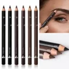 6/12Pcs Eye Brow Pencil Waterproof Professional Women Eye Makeup Pen Easy Color Natural Black Brown Cosmetic Beauty Eyebrow Tool 3