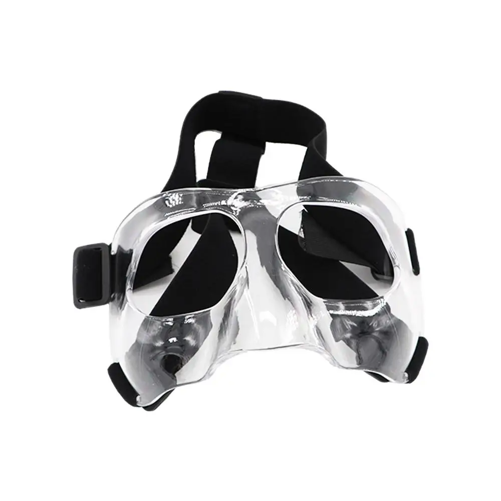 

Clear Sports Nose Helmet Adjustable Elastic Strap Protective Nose Guard Anti-collision Basketball Mask Gym Exercise