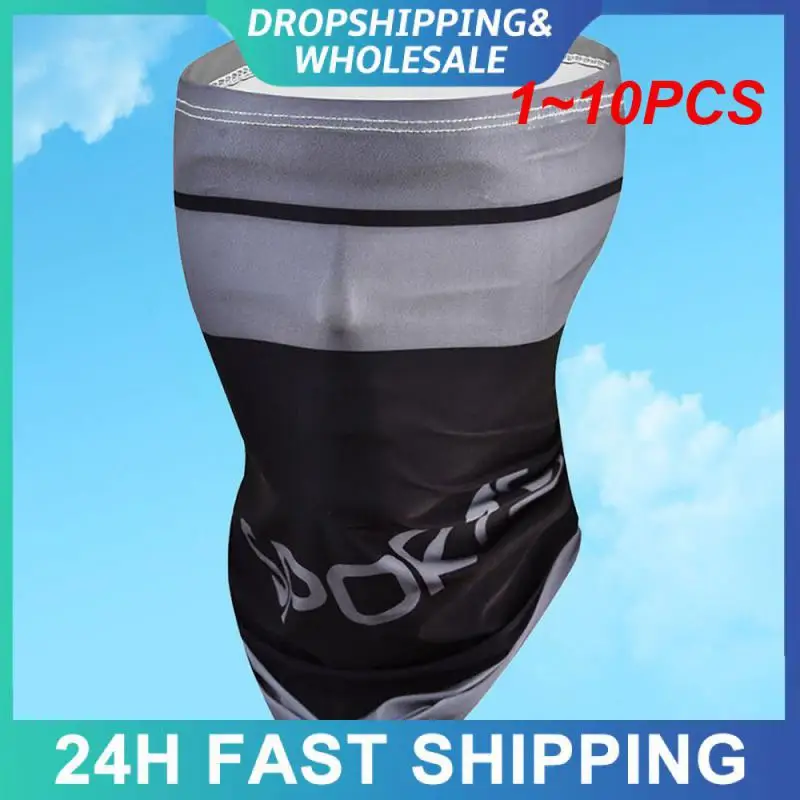 

1~10PCS Summer Cycling Mask Sunscreen Cycling Men Protective Mask Ice Fishing Sun Mask Thin Version
