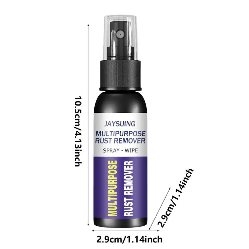 Auto Roestverwijderaar Spray Voorkomen Vlek 1.01 Oz Roestverwijderaar Voor Roestvrij Staal Metaal In Badkamers Keukens Apparaten Wasserij Voertuig Roest Verwijdering Spray Auto Metalen Componenten Automotive Velg Reini