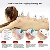 6or24  Pieces Suction Cups Massage Vacuum Cupping Body Massager Plastic Vacuum Suction Therapy Cupping Set Cans for Massage 2