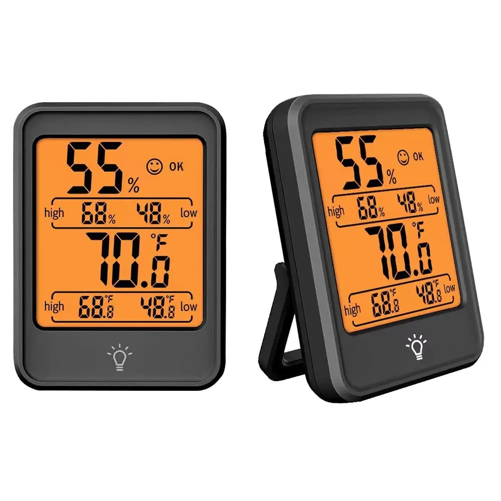 

1Pc Indoor Thermometer Digital Hygrometer Room Thermometer Humidity Monitor With Backlight, Thermometer for Room Temperature