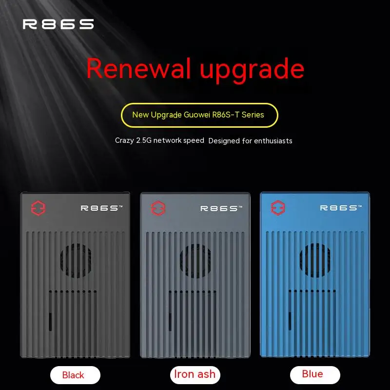 

2023 R86S Mini Computer N5105 Industrial Computer Enterprise Industrial Household 2.5G 10 Gigabit Firewall N5100 Pocket Machine