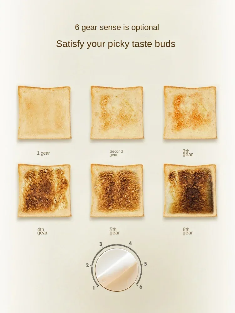ArchiCook toaster household slice heating sandwich small fully automatic breakfast toaster driver toaster