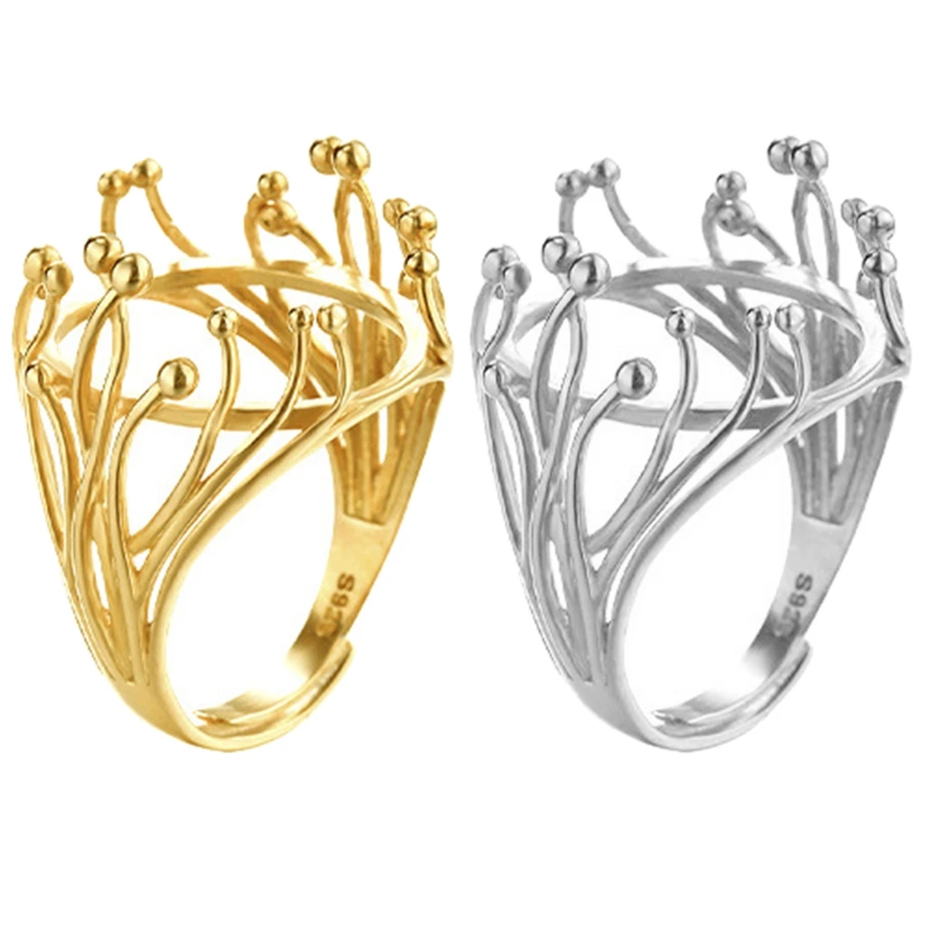Praktische, robuste Messing-Ohrringhalterungen, Schmuckzubehör für Bespokes, Schmuck, elegante Designs, 2 Einheiten, Heimdekoration – Detail 18