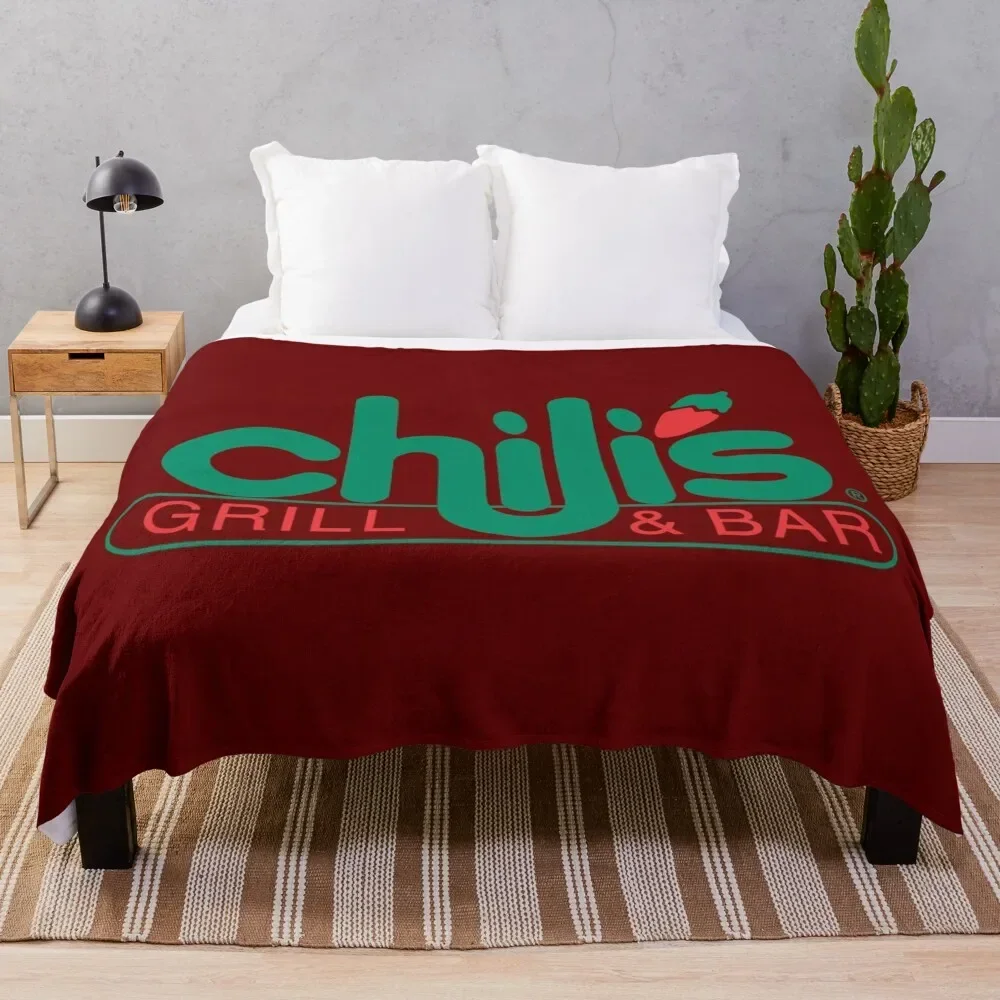 

Chili's Grill & Bar Throw Blanket Bed Fashionable Luxury Designer Blankets