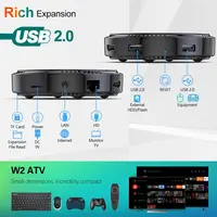 W2 ATV TV Box Android 11, Amlogic S905W2, поддержка 4K AV1 2,4 и 5G Wi-Fi BT с голосовым пультом Google Voice Remote 2G16G 4G32G 64G Smart TV Box — изображение 5