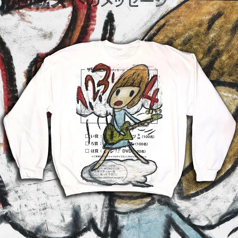 Suéter de estética Harajuku coreano para mujer, ropa de calle de