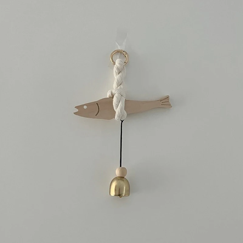 Fish Car Ornament Pollack Wall Art Hangable Wooden Door Pendant Doorbell Hangable For Wall Door Wall Art Door Decoration 3