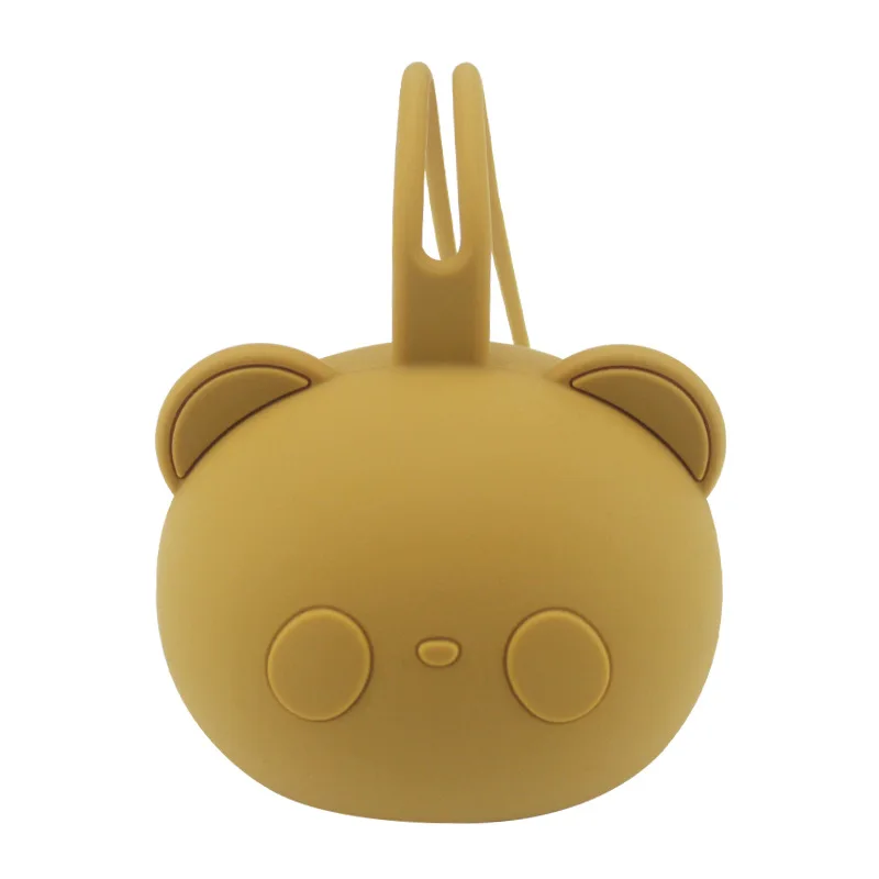Silicone Nipple Storage Bag For Newborns Food Grade Personalized Kids Pacifier Holder Portable Bear Shape Nipple Case Attachment 4
