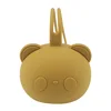 Silicone Nipple Storage Bag For Newborns Food Grade Personalized Kids Pacifier Holder Portable Bear Shape Nipple Case Attachment 4