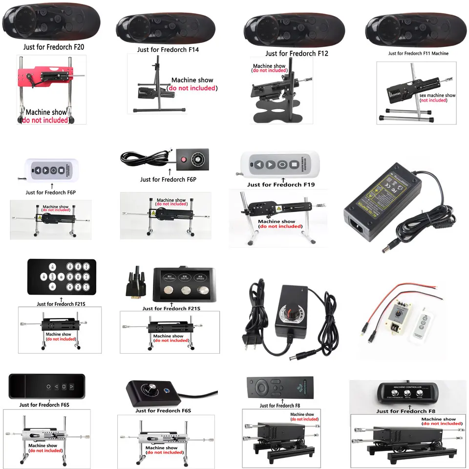 Sex machine remote control and speed controller collection Wire controller Applicable Model F6 F6S F6P F19 F11 A2 F2 sex toy