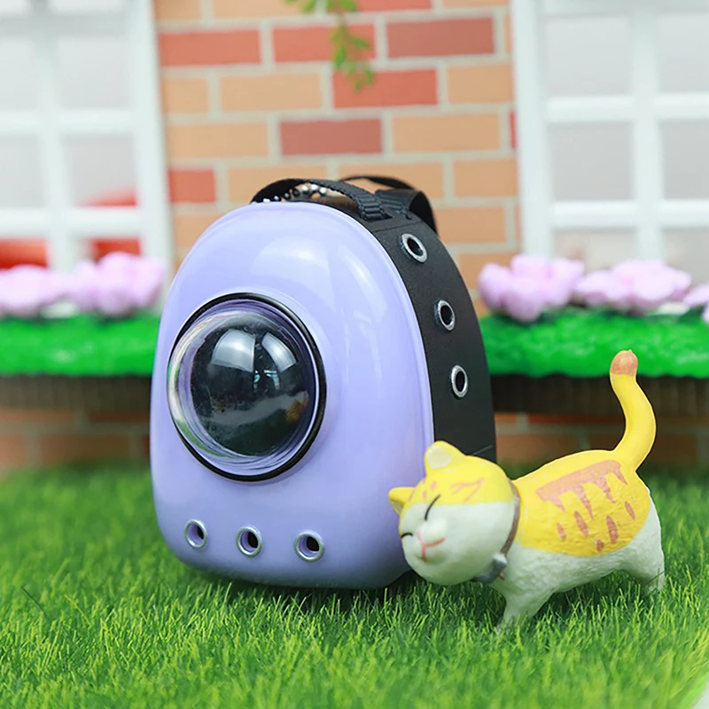 Doll House Decoration Accessories Mini Cat Model Pet Space Bag Doll House Accessories 2