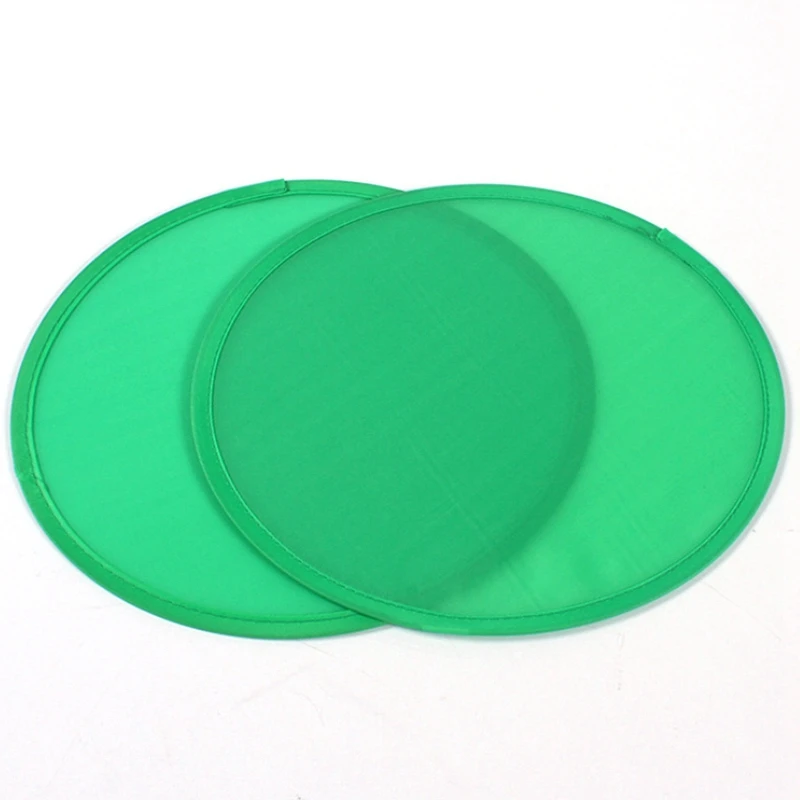 

10X Foldable Round Fan-Green