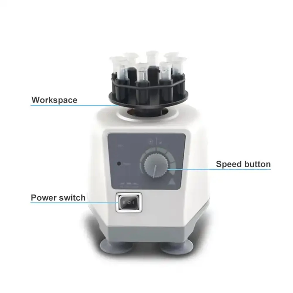 

IKEME Lab Instrument Adjustable Liquid Vortex Mixer 0-3000rpm Laboratory Multi Tube Vortex Mixer Price