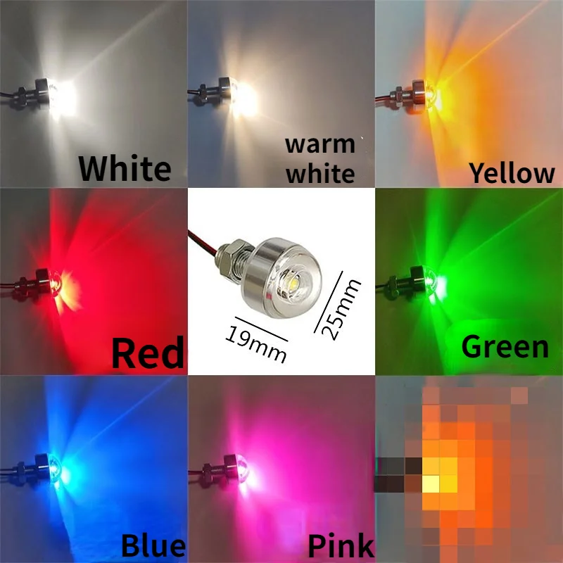 LED Button Battery Small Bulb Manual DIY Accessories Decoration Mini Battery Light Bright Electronic Button Light Exhibition 3