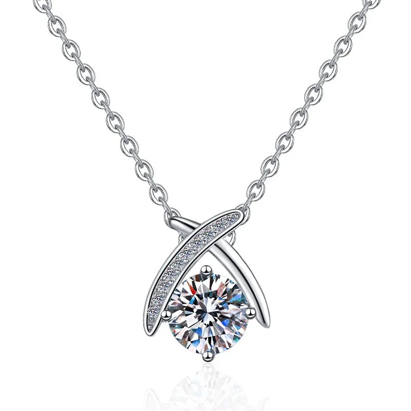 Collier en argent sterling 925 - Vue latérale et fermoir