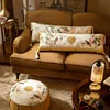 Chinese Flora Bird Pillows 35x100 Long Cushion Luxury Retro Cushions Decorative Pillow For Sofa Chair Bedding Home Decoration 1