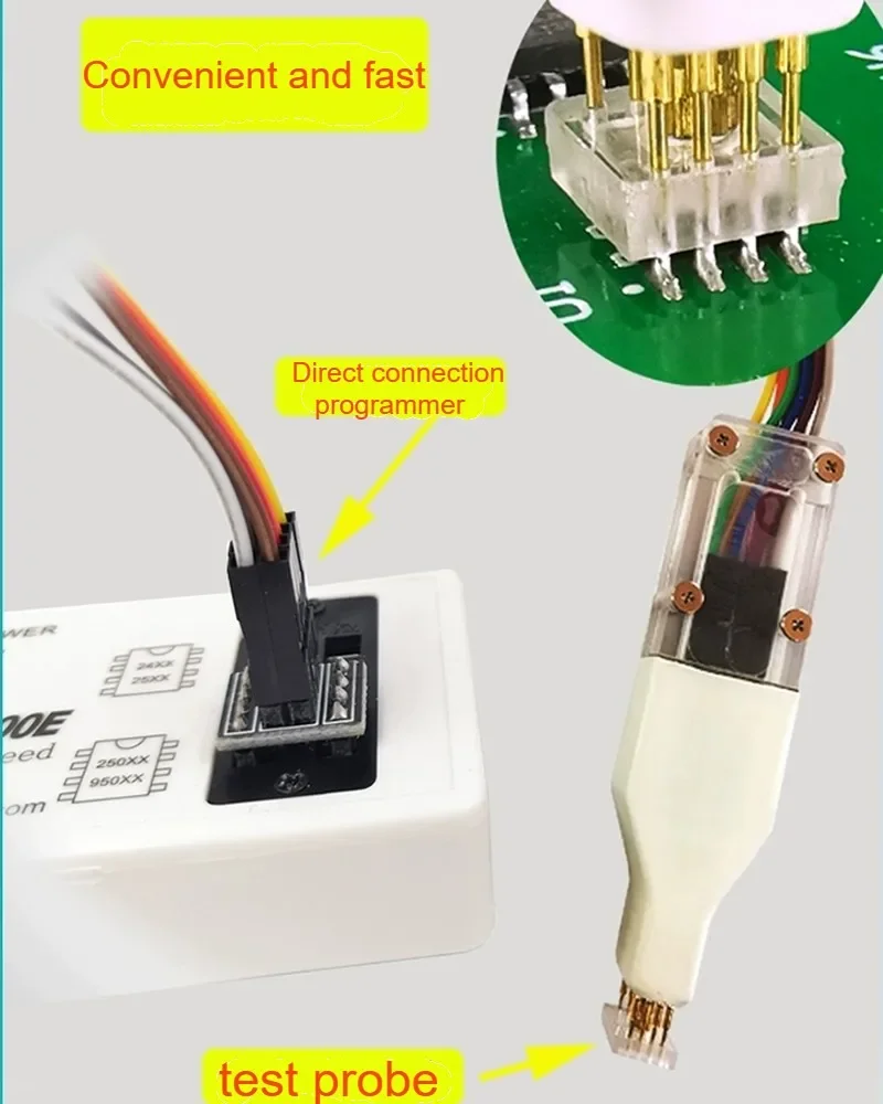 1pcs for Sop8 wson chip download burn write probe spring needle flash eeprom chip burner cable Sop8 wson Chip Burner Cable