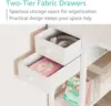 3 TYPES White Small Desk with Drawers - 40 Inch Computer Desk for Small Space Home Office Modern Simple Study Table PC Desks 4