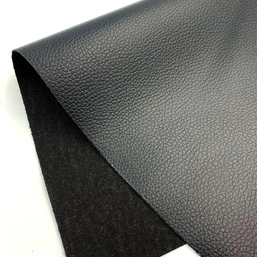 Litchi Textured Faux Leather Fabric for DIY Crafts and Upholstery