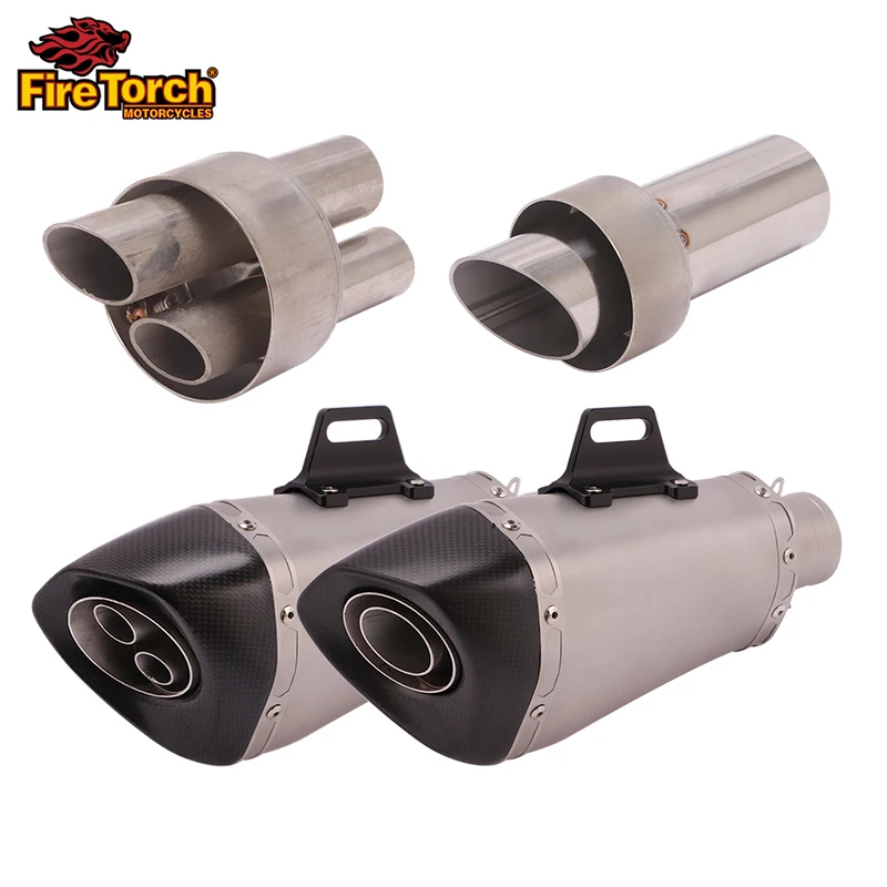 For Motorcycle 54.5mm Universal Exhaust Muffler Pipe DB Killer Removable Reduce Noise Sound Eliminator Modified