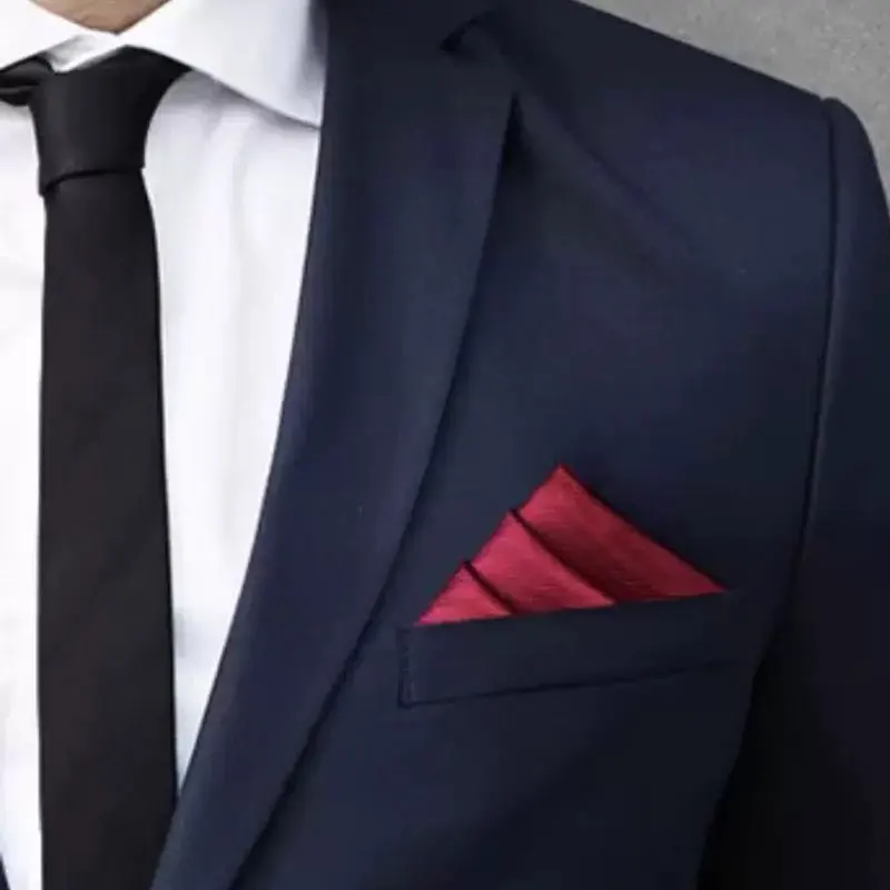 Mouchoir en Satin uni pour hommes
