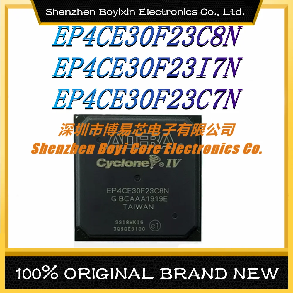 

EP4CE30F23C8N EP4CE30F23I7N EP4CE30F23C7N Package: FBGA-484 Brand New Original Genuine Programmable Logic Device (CPLD/FPGA) IC