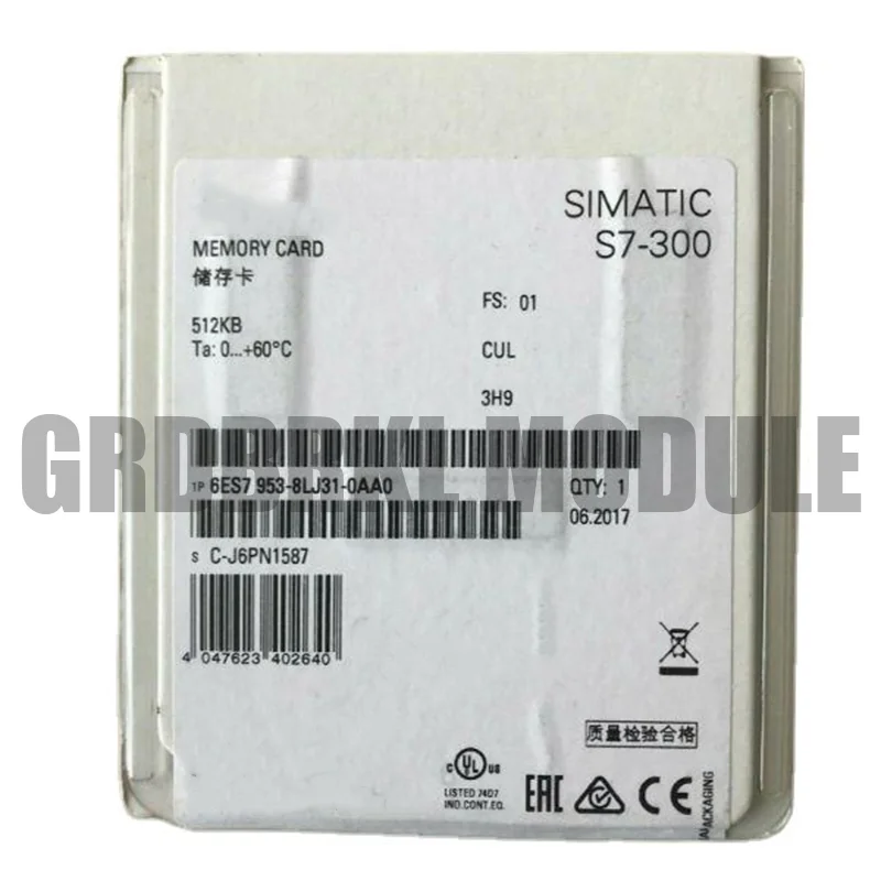

Новый оригинальный 6ES7953-8LJ31-0AA0 512KB