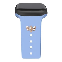Fashionable Bee Design Watchband Accessory (Rose gold)