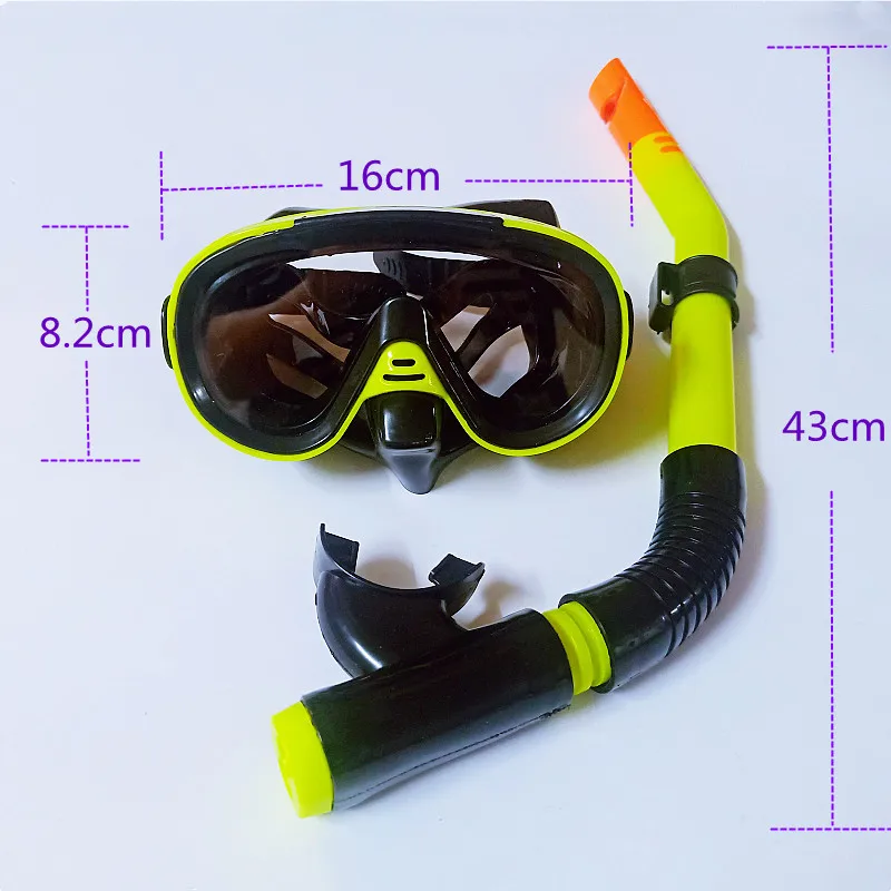 Description Picture 4 of itemOulylan Professional Snorkel Diving Mask Snorkels Goggles Glasses Diving Goggles Swimming Tube Set Snorkel Mask Adult Unisex