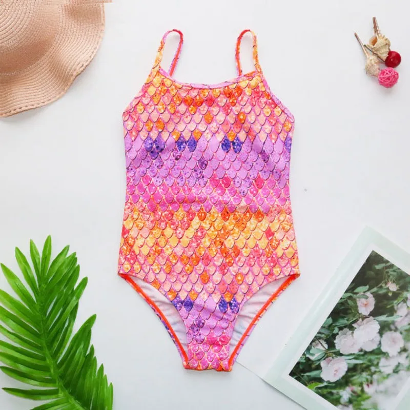 3-14Years Kids Girls Swimsuit One Piece Swimsuit Summer Baby Teens Fashion Mermaid Swimwear Children Beachwear Kid Swimming Suit children swimwear swimsuit one piece