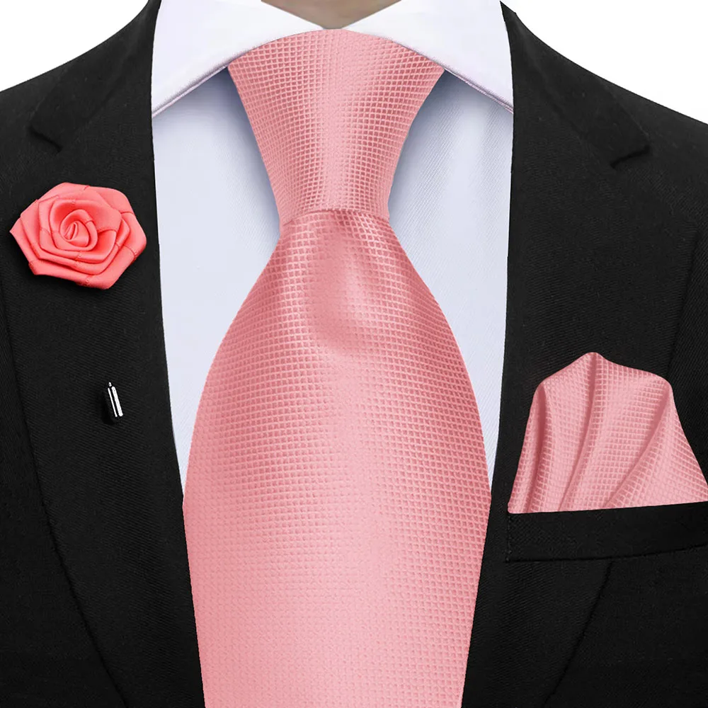 Elegant Peacock Blue Plaid Men's Accessory Set - Tie & Pocket Square Collection