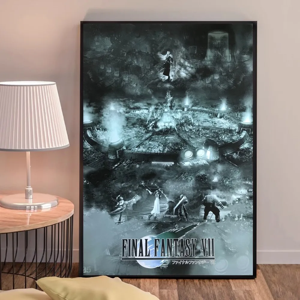 Anime Figure Sketch Videogames FINAL FANTASY Poster Good Prints and Posters HD Quality Poster Wall Art Painting Study Home Deco